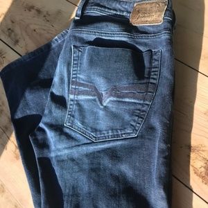Men’s Diesel ZATINY Jeans 32x32 Dark Wash Boot Cut